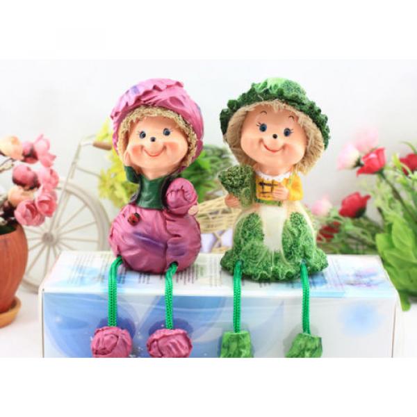 Home Kitchen Decor Vegetable Fruit Grape Sister Shelf Sitter Resin Figurine Gift #2 image