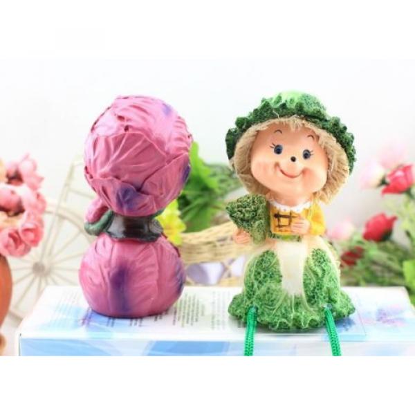 Home Kitchen Decor Vegetable Fruit Grape Sister Shelf Sitter Resin Figurine Gift #4 image
