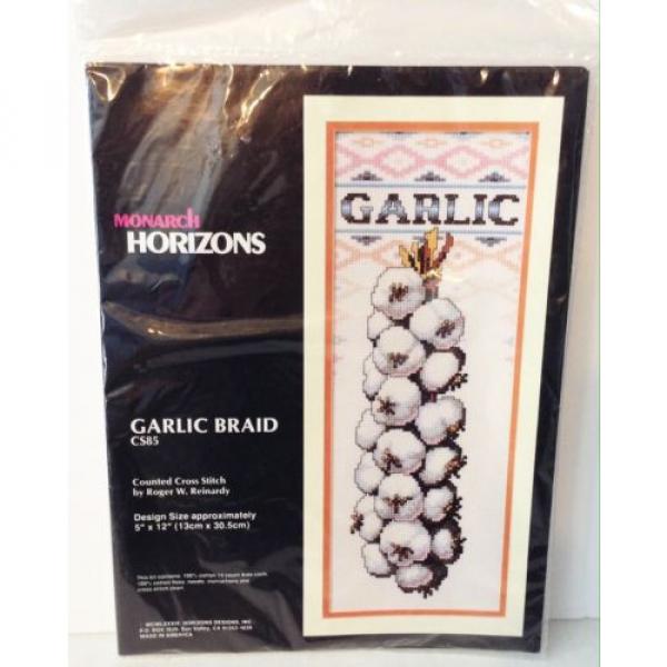 Garlic Braid Counted Cross Stitch Kit Roger Reinardy Monarch Horizons #1 image