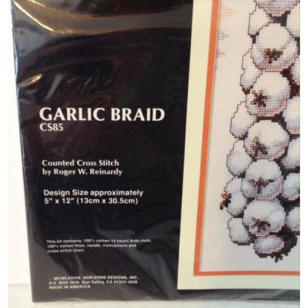 Garlic Braid Counted Cross Stitch Kit Roger Reinardy Monarch Horizons #2 image