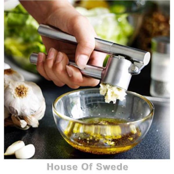 Ikea KONCIS Garlic Ginger Press Crusher Presser Squeezer Kitchen Stainless Steel #2 image