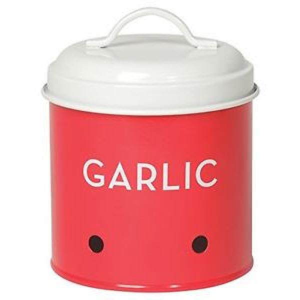 Now Designs Garlic Tin, Red #1 image