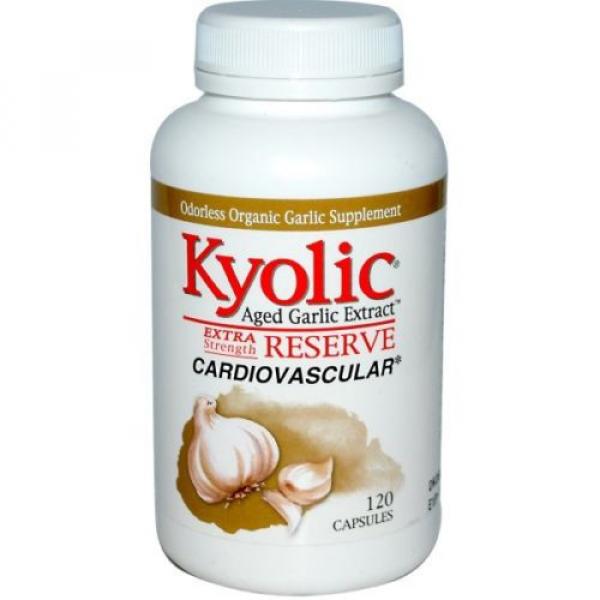 Wakunaga - Kyolic, Aged Garlic Extract, Extra Strength Reserve, 120 Capsules #1 image