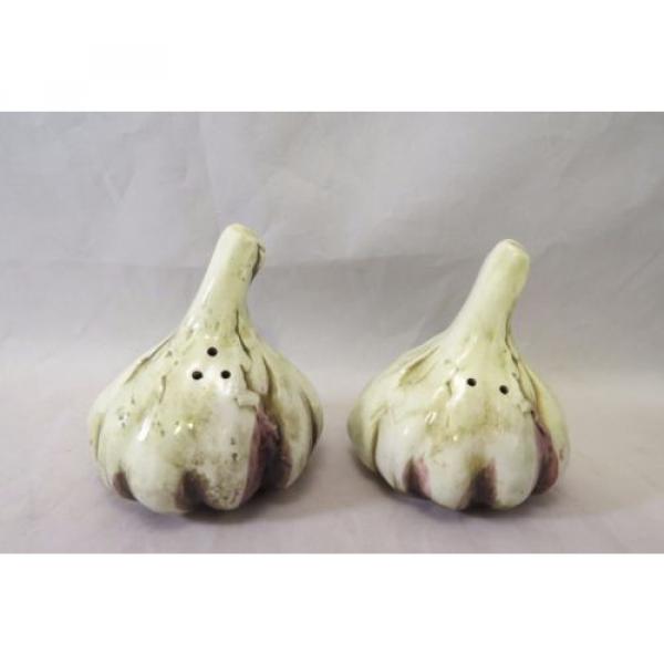 Vintage Inarco Japan Garlic Cloves Salt &amp; Pepper Shaker Set Porcelain #1 image