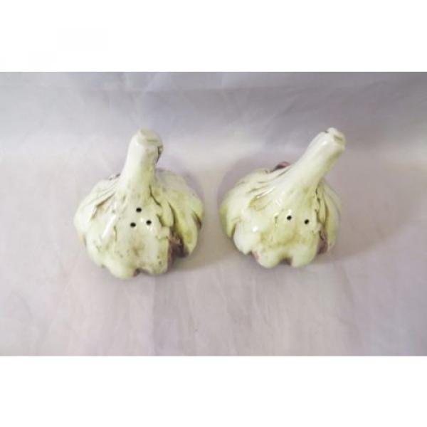 Vintage Inarco Japan Garlic Cloves Salt &amp; Pepper Shaker Set Porcelain #2 image