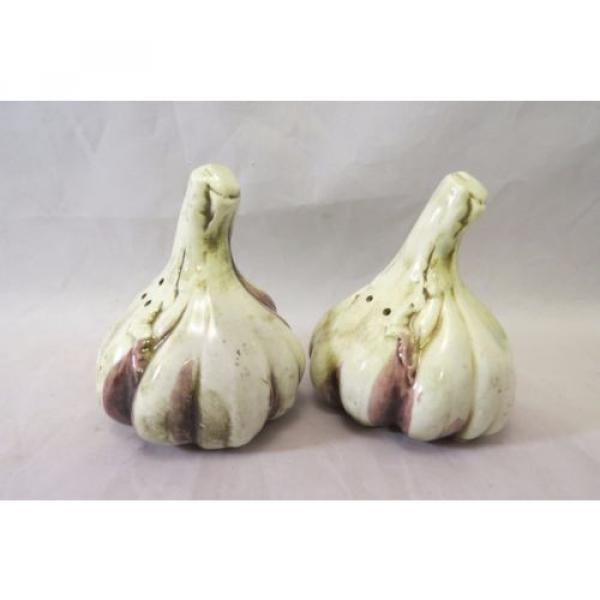 Vintage Inarco Japan Garlic Cloves Salt &amp; Pepper Shaker Set Porcelain #3 image