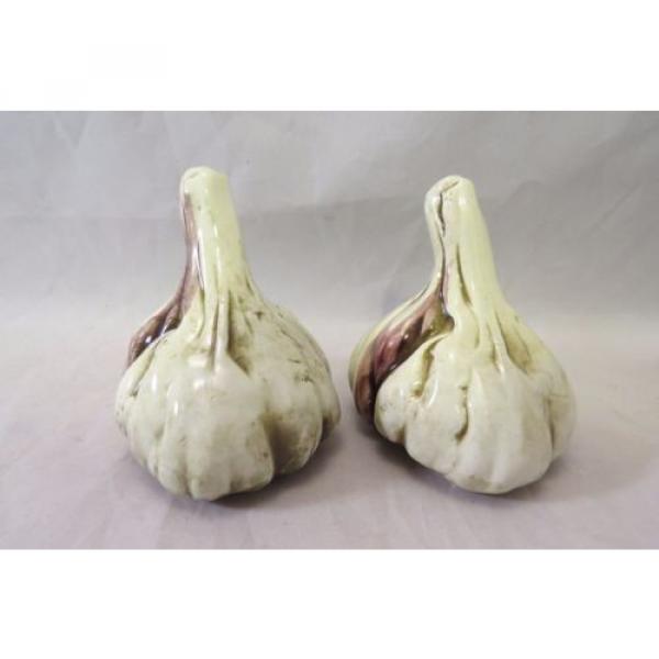 Vintage Inarco Japan Garlic Cloves Salt &amp; Pepper Shaker Set Porcelain #5 image