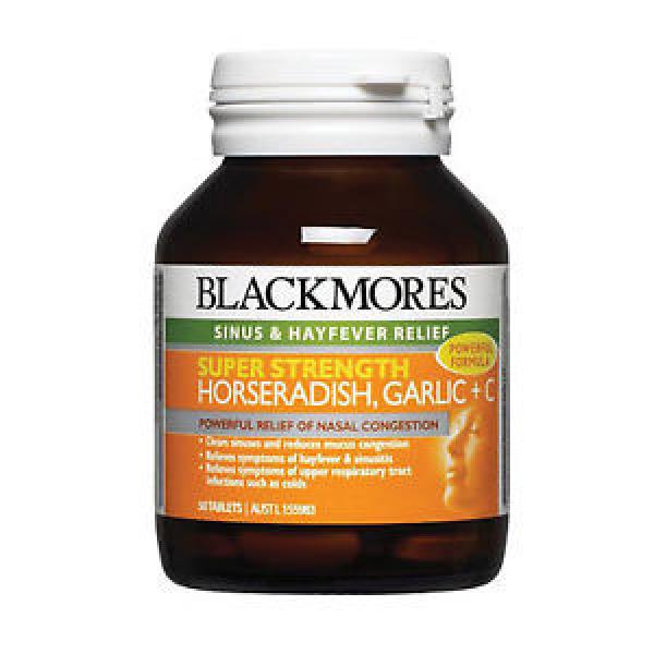 BLACKMORES SUPER STRENGTH HORSERADISH, GARLIC + C 50 TABLETS #1 image