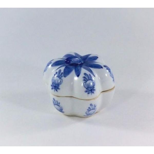 Blue and White Garlic Bulb Ring Box made in China #1 image