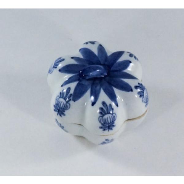 Blue and White Garlic Bulb Ring Box made in China #2 image
