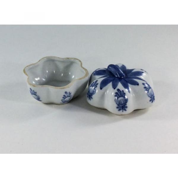 Blue and White Garlic Bulb Ring Box made in China #3 image