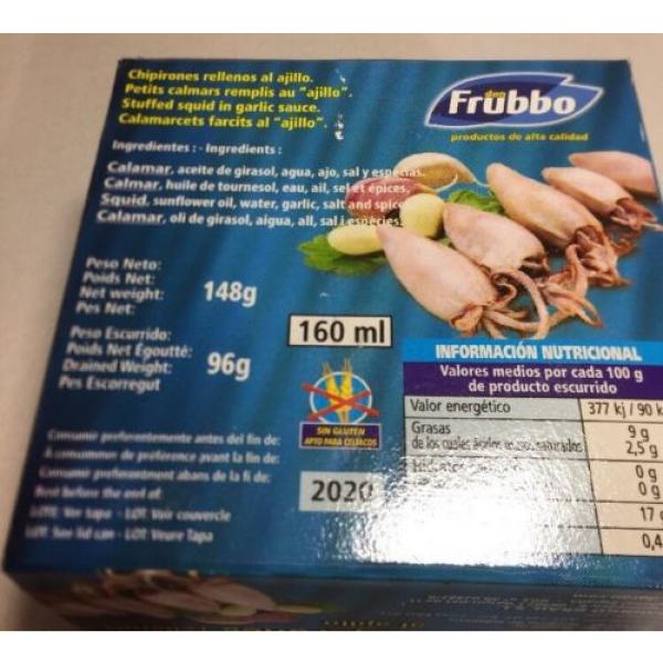 Small Squids In Garlic  Sauce 2 X 148g Spanish 3/5 Squids In Each Tin . 2 Tins #3 image