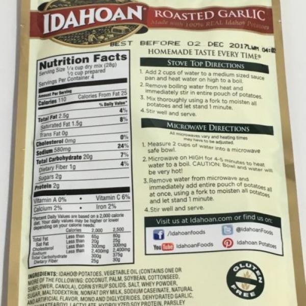 Idahoan Mashed Potatoes Variety Pack Bacon, Garlic, Baby Reds #4 image