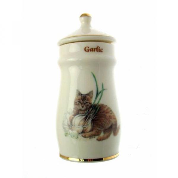 Lesley Anne Ivory Cats Spice Jar Garlic #1 image