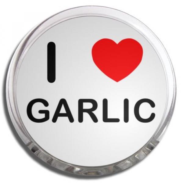 I Love Garlic | Plastic Fridge Magnet Memo Clip Fun New #1 image