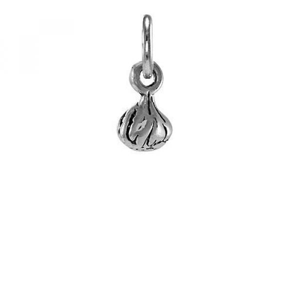 925 Sterling Silver Clove of Garlic Charm #1 image