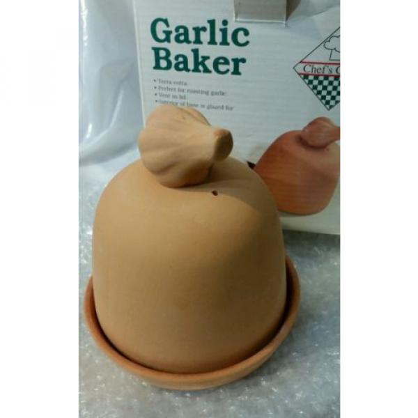 Vintage Chef&#039;s Choice Terracotta Garlic Baker - New in Box #2 image