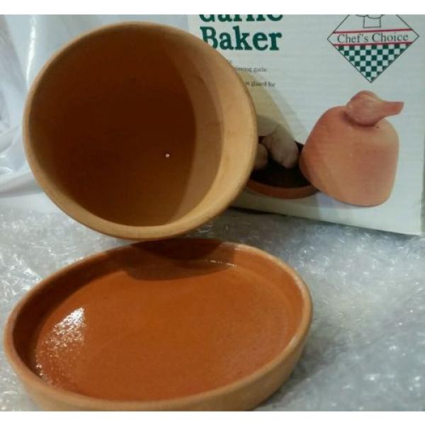 Vintage Chef&#039;s Choice Terracotta Garlic Baker - New in Box #4 image