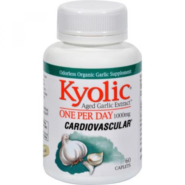Kyolic Aged Garlic Extract One Per Day Cardiovascular - 1000 mg - 60 Caplets #1 image