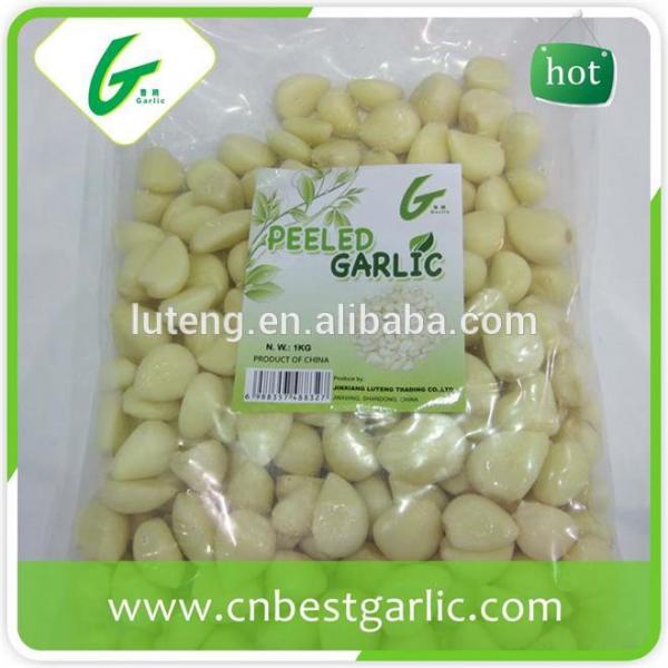 White pure peeled frozen garlic cloves #1 image