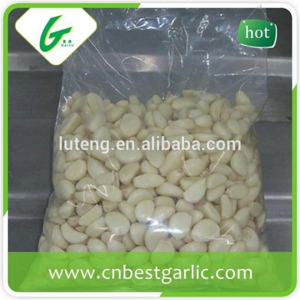 White pure peeled frozen garlic cloves #3 image
