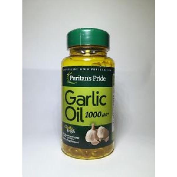 Puritan&#039;s Pride Garlic Oil 1000 mg 250 softgels #1 image