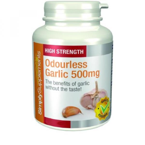 SimplySupplements Garlic 500mg 360 Capsules (S602) #1 image
