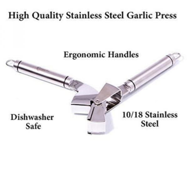 Top Quality Stainless Steel Garlic Ginger Mincer Crusher Slicer Presses Kitchen #2 image