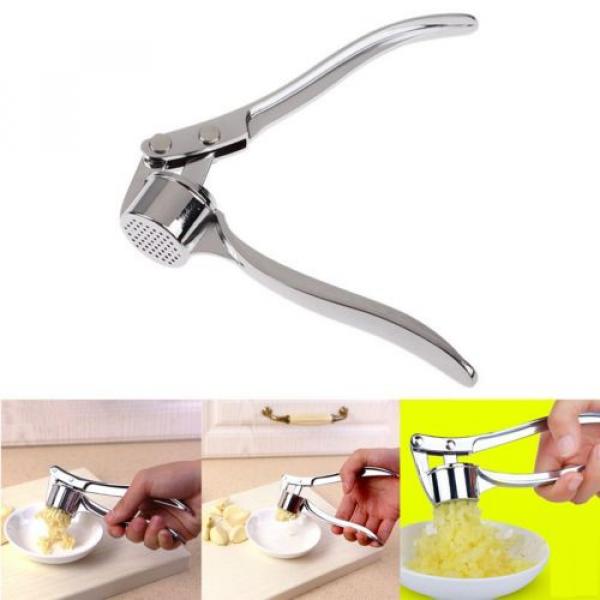 New Garlic Press Hand Presser Crusher Ginger Squeezer Slicer Masher Kitchen Tool #2 image