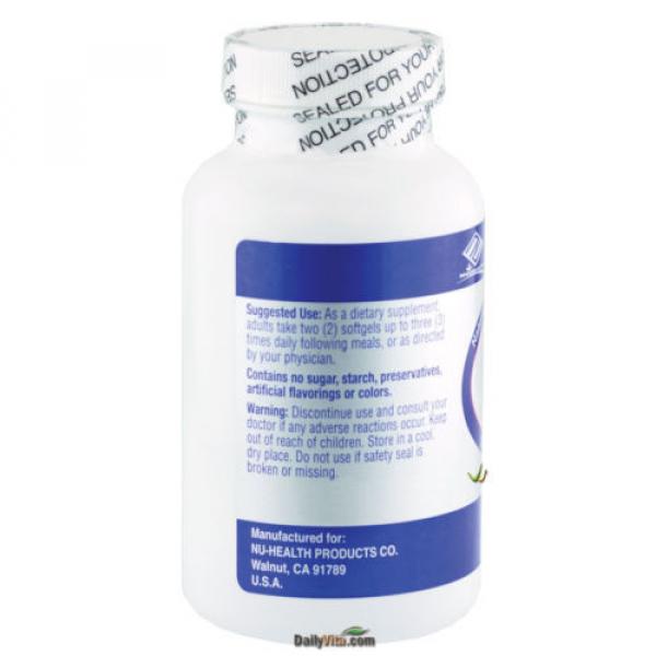 Marine Lipid Concentrate Omega-3,6,9 Fish Oil+Flaxseed+Garlic+Ginkgo 200 SGels #3 image