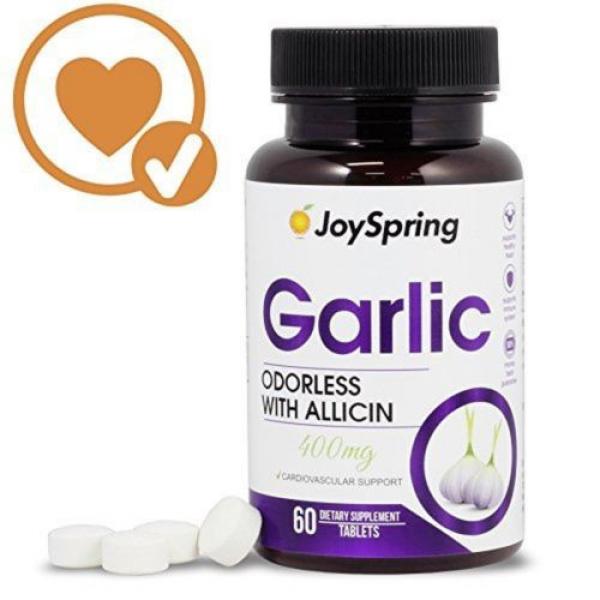 2 PACK Garlic Pills Odorless for Blood Pressure Immunity and Heart Support #1 image