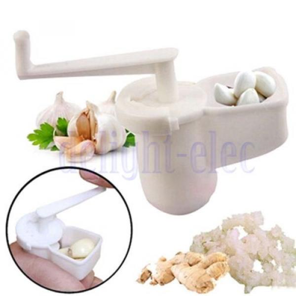 Multifunctional Garlic Ginger Crusher Grinder Press Rotate Kitchen Gadget DE #2 image