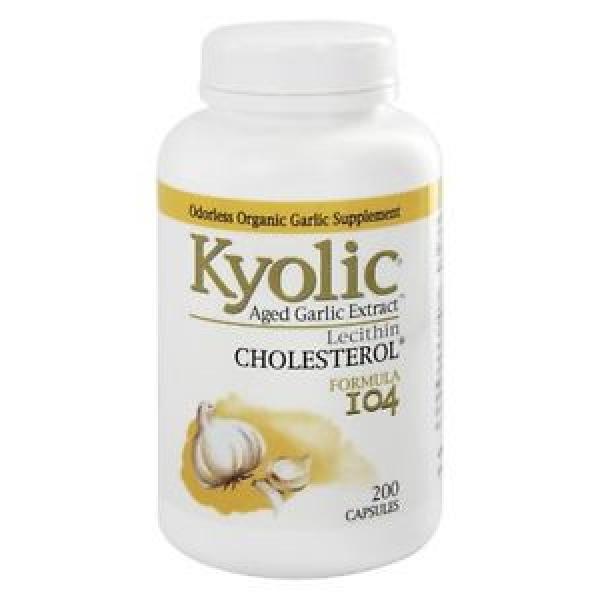Kyolic Aged Garlic Formula 104 Extract Cholesterol (200 Capsules) #1 image