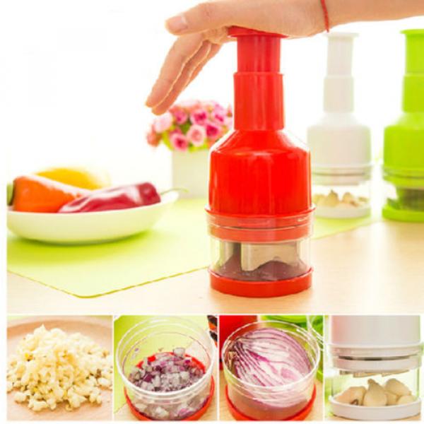 Kitchen Garlic Onion Food Chopper Cutter Slicers Mixed Vegetable Fruit Mud Tool #1 image