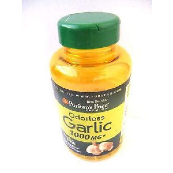Puritan&#039;s Odorless Garlic 1000mg Cholesterol Health 250 Softgels Very Fresh #1 image