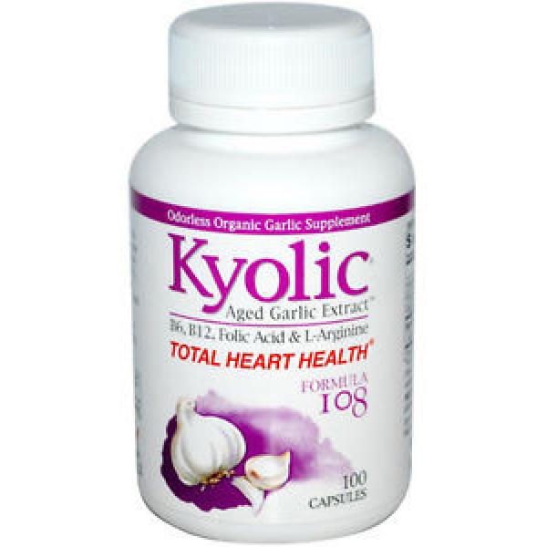 Kyolic Aged Garlic Extract Homocysteine Formula 108 - 100 Capsules #1 image