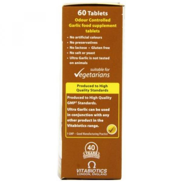 Vitabiotics Ultra Garlic Tablets - 60 Tablets NEW #2 image