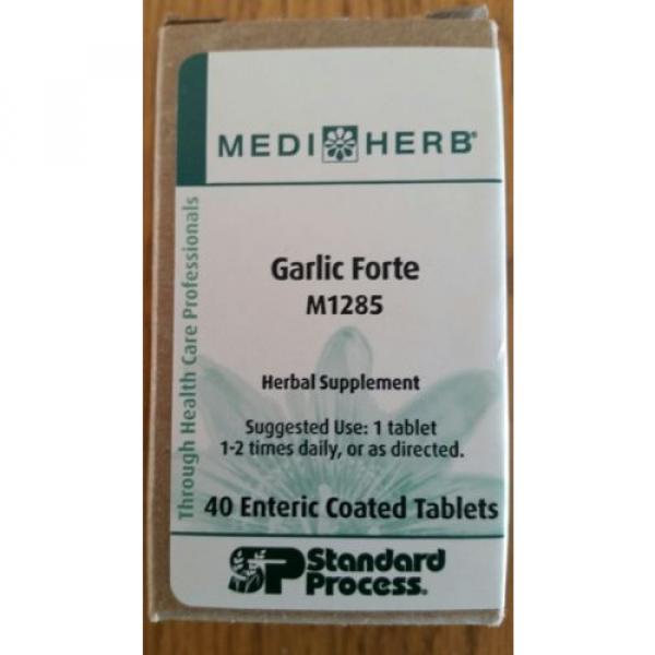GARLIC FORTE M1285 STANDARD PROCESS 40 Eteric coated tablets Best by 01-17 #1 image