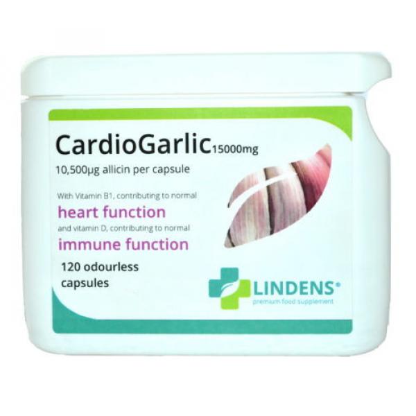 Cardio Garlic Huge 15000mg 2-PACK 240 capsules - Odourless Oil Softgels Allicin #1 image