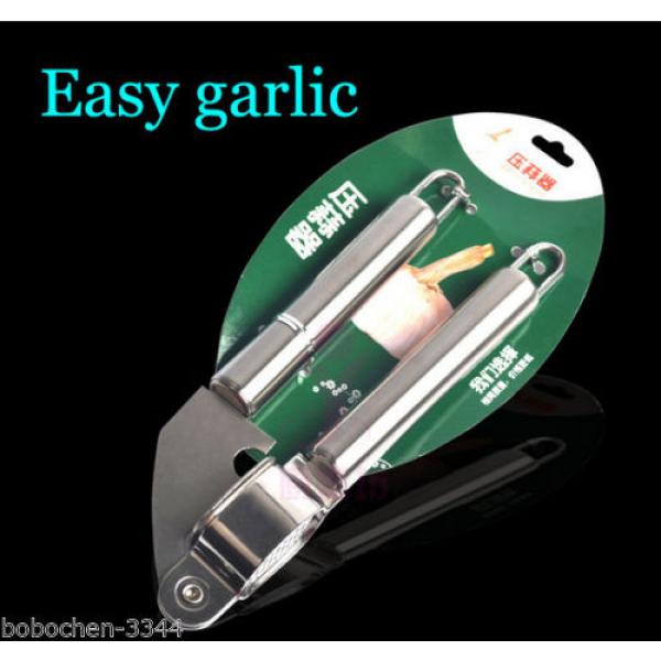 Professional Quality Stainless Steel Hand Squeeze Juicer Jumbo Garlic Presses #2 image