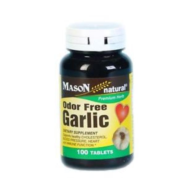 Mason Natural Odor Free Garlic Tabs, 100 ea (Pack of 2) #1 image