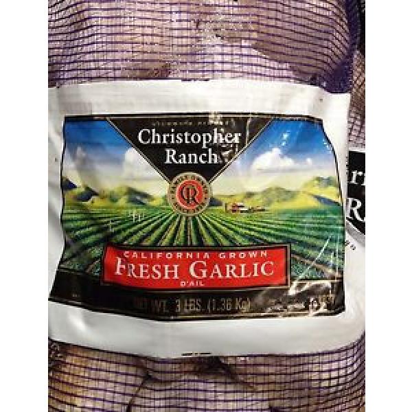 3 Pounds Fresh Garlic California Grown by Christopher Ranch USA, Gilroy Finest #1 image