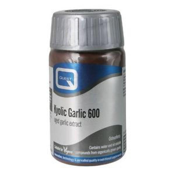 QUEST KYOLIC GARLIC 600 ODOURLESS 90 TABLETS FOR 60 50% EXTRA FREE #1 image