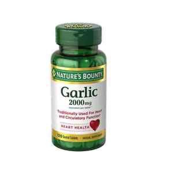 Nature&#039;s Bounty Garlic 2000mg, Tablets 120 ea (Pack of 5) #1 image