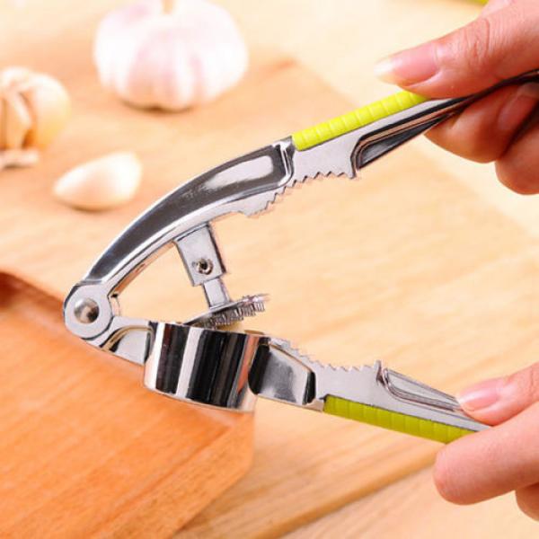 Garlic press Kitchen Tool Gadget Ginger Garlic Presses Nut Cracker crusher 38 #2 image