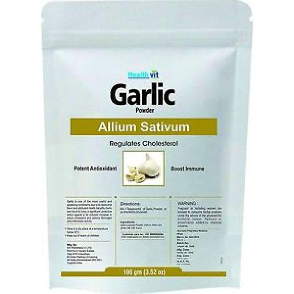 Healthvit Garlic /Lassun (Allium Sativum) Powder 100gms #1 image
