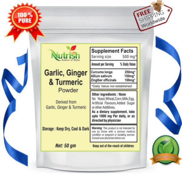 Garlic,Ginger &amp; Turmeric(GG&amp;T) Powder 100 gm Anti-Oxident Organic &amp; Pure #1 image