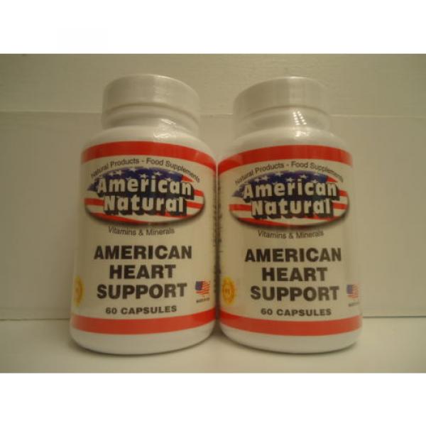 60 X 2 = 120 capsules HEART SUPPORT HAWTHORNE BERRIES GARLIC COQ10 VITAMIN E C #1 image