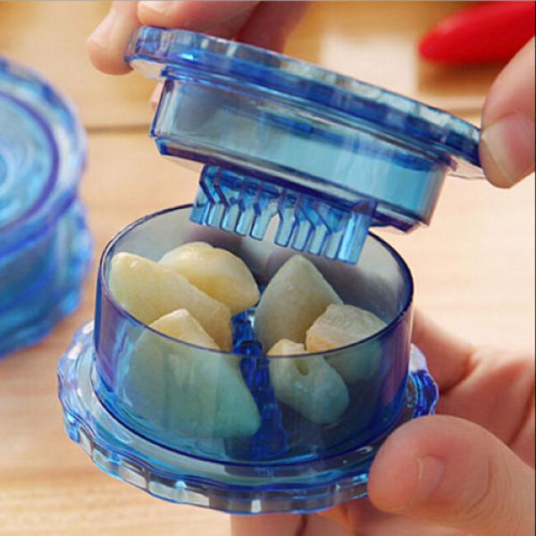 New Kitchen Hand Tools Plastic Garlic Press Presser Crusher Masher Cutter Slicer #3 image