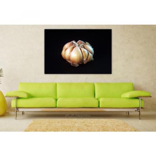 Stunning Poster Wall Art Decor Garlic Meals White Clove Seasoning 36x24 Inches #1 image